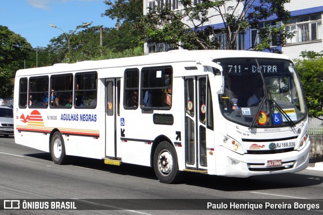 Viação Agulhas Negras RJ 169.036 na cidade de Volta Redonda, Rio de Janeiro, Brasil, por Paulo Henrique Pereira Borges. Número da foto: #12462264.