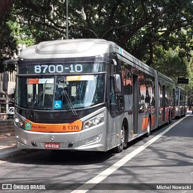 TRANSPPASS - Transporte de Passageiros 8 1376 na cidade de São Paulo, São Paulo, Brasil, por Michel Nowacki. Número da foto: #12462314.