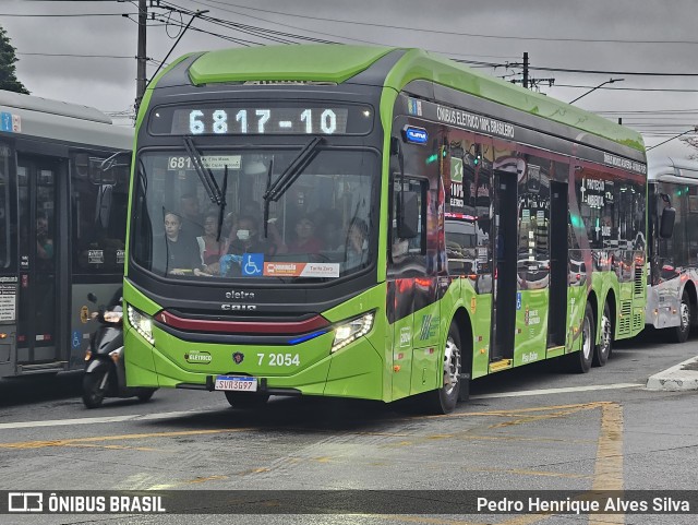 Viação Campo Belo 7 2054 na cidade de São Paulo, São Paulo, Brasil, por Pedro Henrique Alves Silva. Número da foto: #12460983.