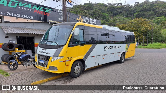 Polícia Militar do Paraná 15041 na cidade de Guaratuba, Paraná, Brasil, por Paulobuss  Guaratuba. Número da foto: #12462993.