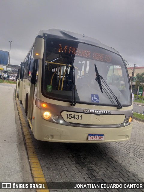 Leblon Transporte de Passageiros 15431 na cidade de Fazenda Rio Grande, Paraná, Brasil, por JONATHAN EDUARDO CANTOR. Número da foto: #12461298.