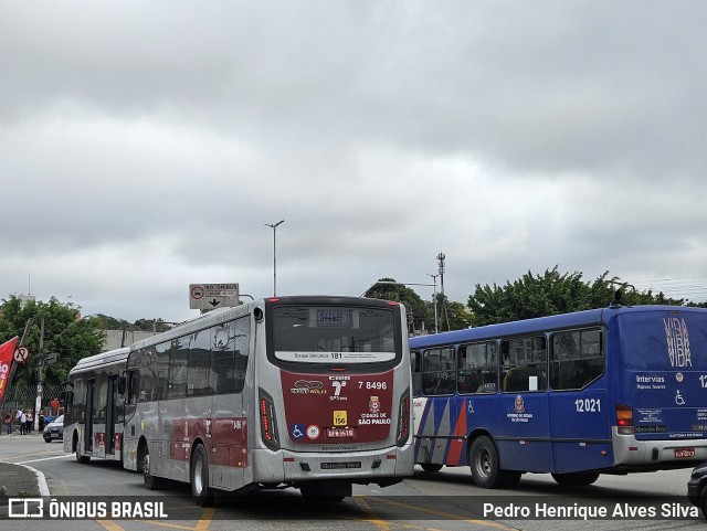 Transwolff Transportes e Turismo 7 8496 na cidade de São Paulo, São Paulo, Brasil, por Pedro Henrique Alves Silva. Número da foto: #12460970.