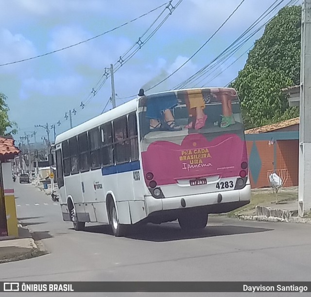 Transporte Tropical 4283 na cidade de São Cristóvão, Sergipe, Brasil, por Dayvison Santiago. Número da foto: #12461121.