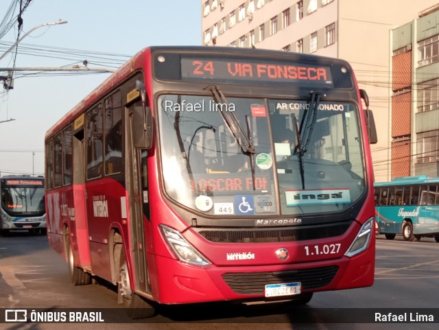 Auto Lotação Ingá 1.1.027 na cidade de Niterói, Rio de Janeiro, Brasil, por Rafael Lima. Número da foto: #12461033.