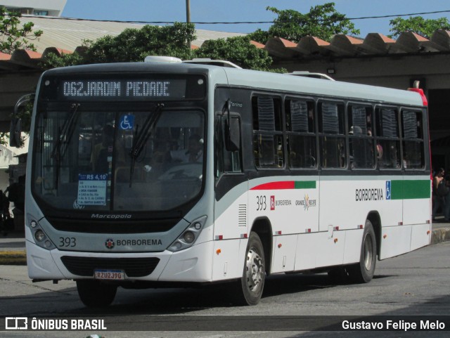 Borborema Imperial Transportes 393 na cidade de Recife, Pernambuco, Brasil, por Gustavo Felipe Melo. Número da foto: #12460549.