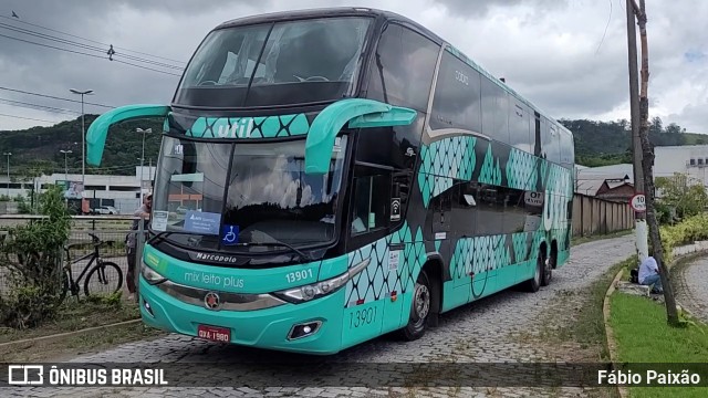 UTIL - União Transporte Interestadual de Luxo 13901 na cidade de Juiz de Fora, Minas Gerais, Brasil, por Fábio Paixão. Número da foto: #12461540.
