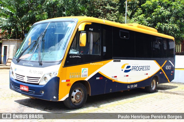 Viação Progresso 42425 na cidade de Areal, Rio de Janeiro, Brasil, por Paulo Henrique Pereira Borges. Número da foto: #12462337.