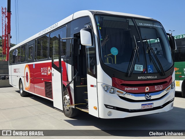 Auto Viação Palmares D17525 na cidade de Rio de Janeiro, Rio de Janeiro, Brasil, por Cleiton Linhares. Número da foto: #12461893.