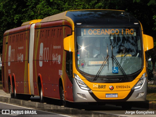 Mobi Rio E902424 na cidade de Rio de Janeiro, Rio de Janeiro, Brasil, por Jorge Gonçalves. Número da foto: #12461692.