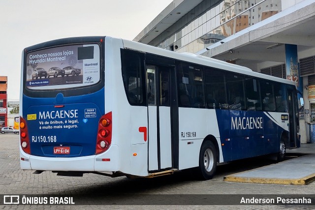 Rápido Macaense RJ 150.168 na cidade de Campos dos Goytacazes, Rio de Janeiro, Brasil, por Anderson Pessanha. Número da foto: #12462299.