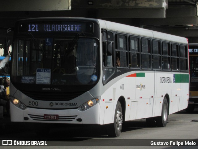 Borborema Imperial Transportes 600 na cidade de Recife, Pernambuco, Brasil, por Gustavo Felipe Melo. Número da foto: #12460554.