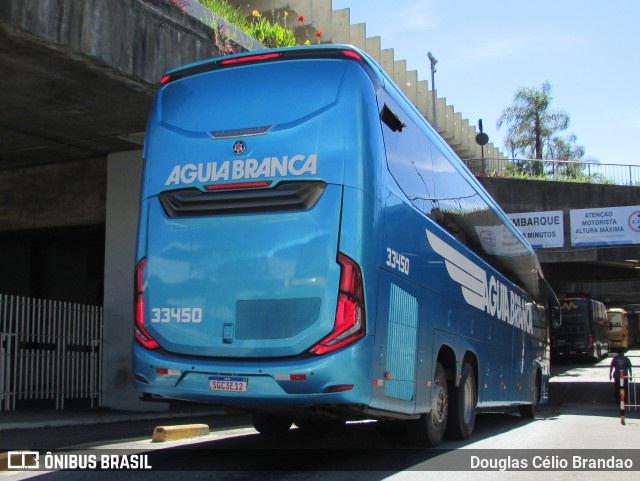 Viação Águia Branca 33450 na cidade de Belo Horizonte, Minas Gerais, Brasil, por Douglas Célio Brandao. Número da foto: #12462932.