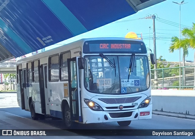 Transporte Tropical 4290 na cidade de Aracaju, Sergipe, Brasil, por Dayvison Santiago. Número da foto: #12461112.