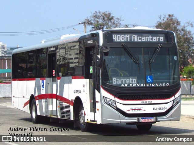 Auto Viação ABC RJ 105.044 na cidade de Niterói, Rio de Janeiro, Brasil, por Andrew Campos. Número da foto: #12461509.