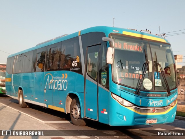 Viação Nossa Senhora do Amparo RJ 186.294 na cidade de Niterói, Rio de Janeiro, Brasil, por Rafael Lima. Número da foto: #12461038.