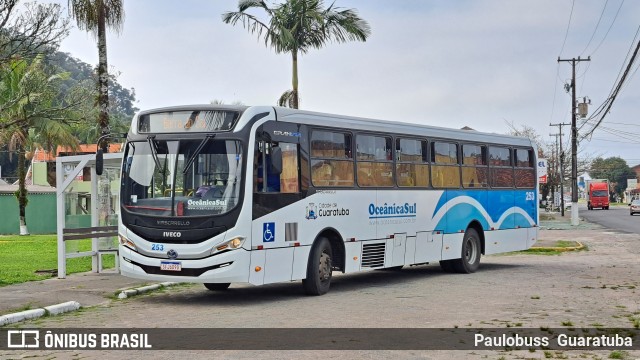 Oceânica Sul 253 na cidade de Guaratuba, Paraná, Brasil, por Paulobuss  Guaratuba. Número da foto: #12462764.