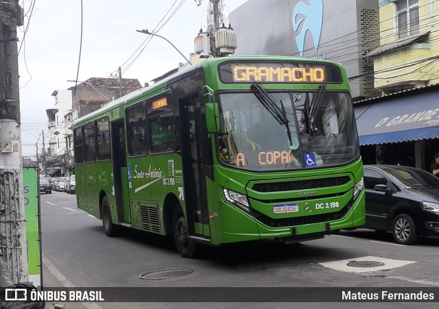 Transportes Santo Antônio DC 3.198 na cidade de Duque de Caxias, Rio de Janeiro, Brasil, por Mateus Fernandes. Número da foto: #12460849.