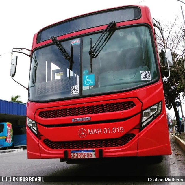 EPT - Empresa Pública de Transportes de Maricá MAR 01.015 na cidade de Maricá, Rio de Janeiro, Brasil, por Cristian Matheus. Número da foto: #12462243.