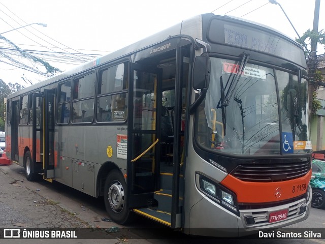 TRANSPPASS - Transporte de Passageiros 8 1159 na cidade de São Paulo, São Paulo, Brasil, por Davi Santos Silva. Número da foto: #12462614.