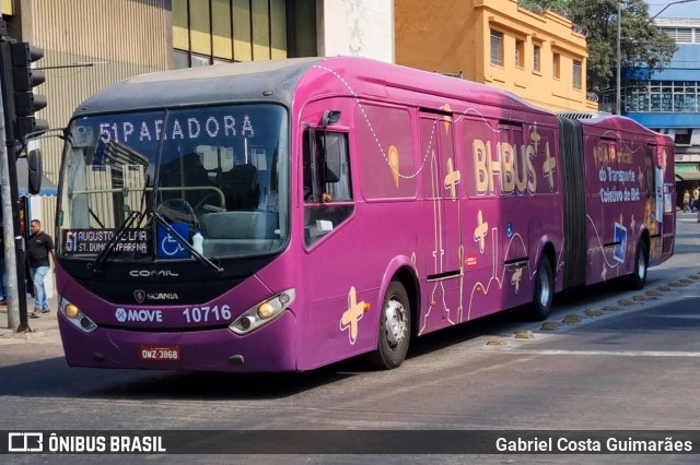 São Dimas Transportes 10716 na cidade de Belo Horizonte, Minas Gerais, Brasil, por Gabriel Costa Guimarães. Número da foto: #12462305.