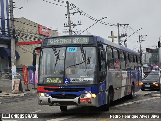 Auto Viação Bragança Metropolitana > Viação Raposo Tavares 12.021 na cidade de São Paulo, São Paulo, Brasil, por Pedro Henrique Alves Silva. Número da foto: #12460971.