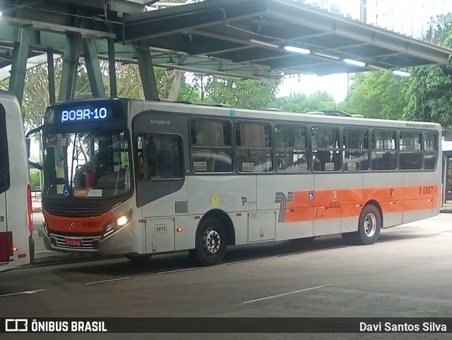 TRANSPPASS - Transporte de Passageiros 8 0087 na cidade de São Paulo, São Paulo, Brasil, por Davi Santos Silva. Número da foto: #12462578.