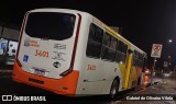 Viação Piracicabana Praia Grande 3401 na cidade de Praia Grande, São Paulo, Brasil, por Gabriel de Oliveira Vilela. Número da foto: #12461325.