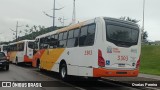 Viação Piracicabana Praia Grande 3303 na cidade de Praia Grande, São Paulo, Brasil, por Oseias Pereira. Número da foto: #:id.