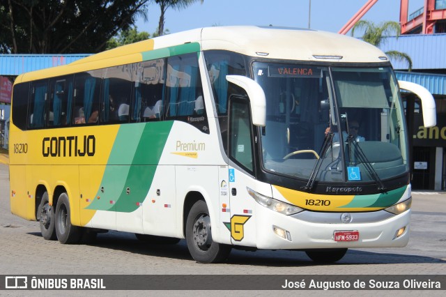 Empresa Gontijo de Transportes 18210 na cidade de Resende, Rio de Janeiro, Brasil, por José Augusto de Souza Oliveira. Número da foto: #12465113.