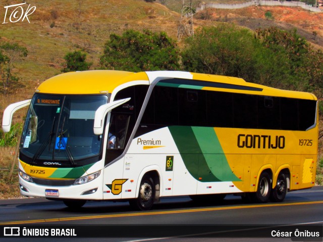 Empresa Gontijo de Transportes 19725 na cidade de Belo Horizonte, Minas Gerais, Brasil, por César Ônibus. Número da foto: #12464040.