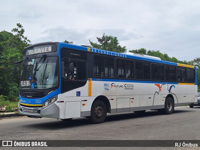Transportes Futuro C30056 na cidade de Rio de Janeiro, Rio de Janeiro, Brasil, por RJ Ônibus. Número da foto: #12463412.