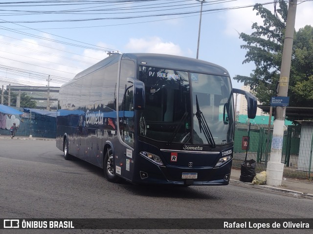 Viação Cometa 721533 na cidade de São Paulo, São Paulo, Brasil, por Rafael Lopes de Oliveira. Número da foto: #12465073.