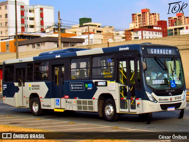 Via BH Coletivos 31315 na cidade de Belo Horizonte, Minas Gerais, Brasil, por César Ônibus. Número da foto: #12463795.
