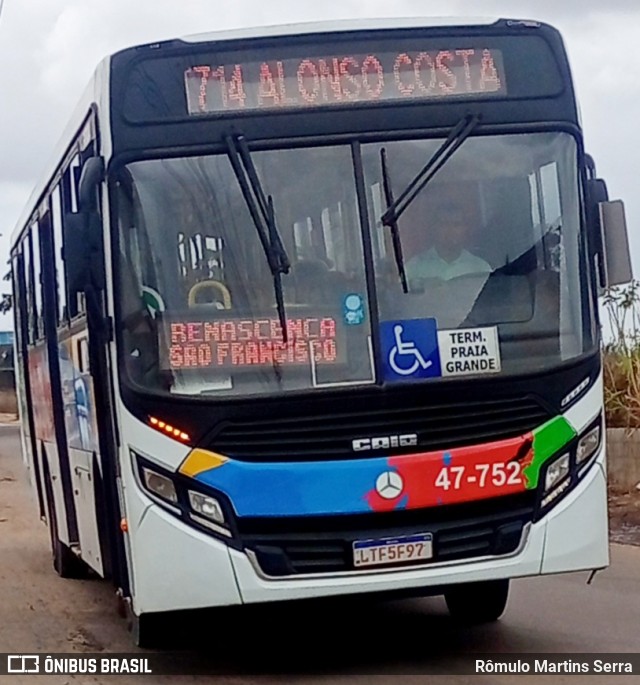 Expresso Grapiúna 47-752 na cidade de São José de Ribamar, Maranhão, Brasil, por Rômulo Martins Serra. Número da foto: #12465452.