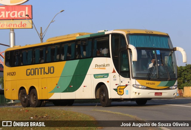 Empresa Gontijo de Transportes 14920 na cidade de Resende, Rio de Janeiro, Brasil, por José Augusto de Souza Oliveira. Número da foto: #12465083.
