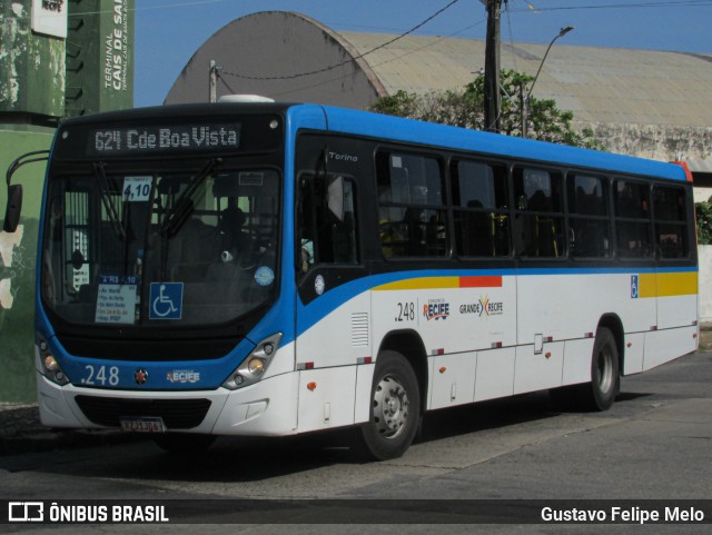 Consórcio Recife 248 na cidade de Recife, Pernambuco, Brasil, por Gustavo Felipe Melo. Número da foto: #12464060.