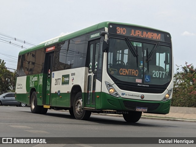 Rápido Cuiabá Transporte Urbano 2077 na cidade de Cuiabá, Mato Grosso, Brasil, por Daniel Henrique. Número da foto: #12463088.