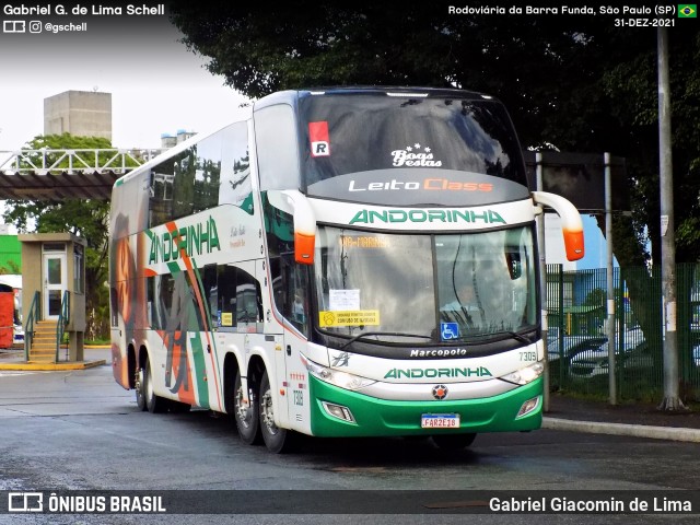 Empresa de Transportes Andorinha 7309 na cidade de São Paulo, São Paulo, Brasil, por Gabriel Giacomin de Lima. Número da foto: #12463845.