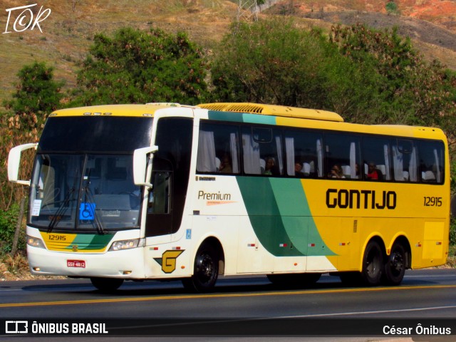 Empresa Gontijo de Transportes 12915 na cidade de Belo Horizonte, Minas Gerais, Brasil, por César Ônibus. Número da foto: #12464058.