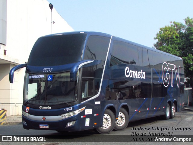 Viação Cometa 17323 na cidade de Rio de Janeiro, Rio de Janeiro, Brasil, por Andrew Campos. Número da foto: #12465280.