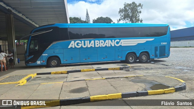 Viação Águia Branca 33160 na cidade de Cruz das Almas, Bahia, Brasil, por Flávio  Santos. Número da foto: #12463255.