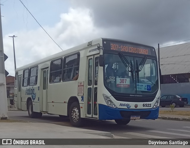 Viação Atalaia Transportes 6522 na cidade de São Cristóvão, Sergipe, Brasil, por Dayvison Santiago. Número da foto: #12464749.