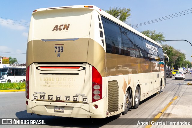 Autobuses Coordinados de Nayarit 709 na cidade de Puebla, Puebla, México, por Ángel García Hernández. Número da foto: #12464200.