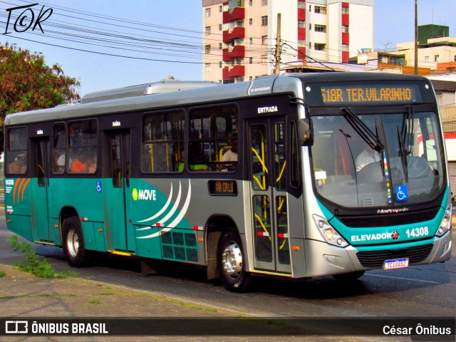 Expresso Unir 14308 na cidade de Belo Horizonte, Minas Gerais, Brasil, por César Ônibus. Número da foto: #12463809.