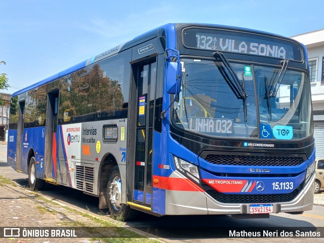 Viação Miracatiba 15.1133 na cidade de Itapecerica da Serra, São Paulo, Brasil, por Matheus Neri dos Santos. Número da foto: #12464968.