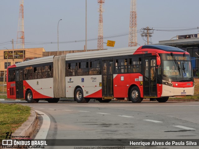 Itajaí Transportes Coletivos 2089 na cidade de Campinas, São Paulo, Brasil, por Henrique Alves de Paula Silva. Número da foto: #12464995.
