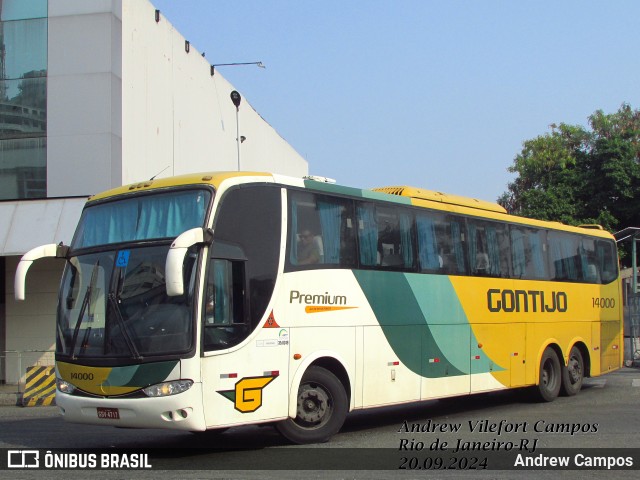 Empresa Gontijo de Transportes 14000 na cidade de Rio de Janeiro, Rio de Janeiro, Brasil, por Andrew Campos. Número da foto: #12465270.