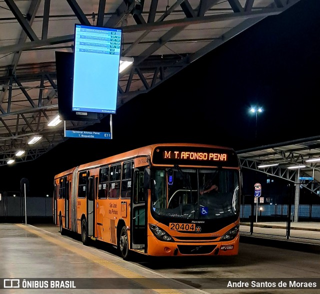Auto Viação São José dos Pinhais 20404 na cidade de São José dos Pinhais, Paraná, Brasil, por Andre Santos de Moraes. Número da foto: #12464546.