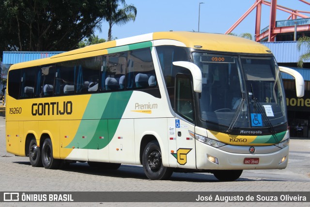 Empresa Gontijo de Transportes 19260 na cidade de Resende, Rio de Janeiro, Brasil, por José Augusto de Souza Oliveira. Número da foto: #12465119.