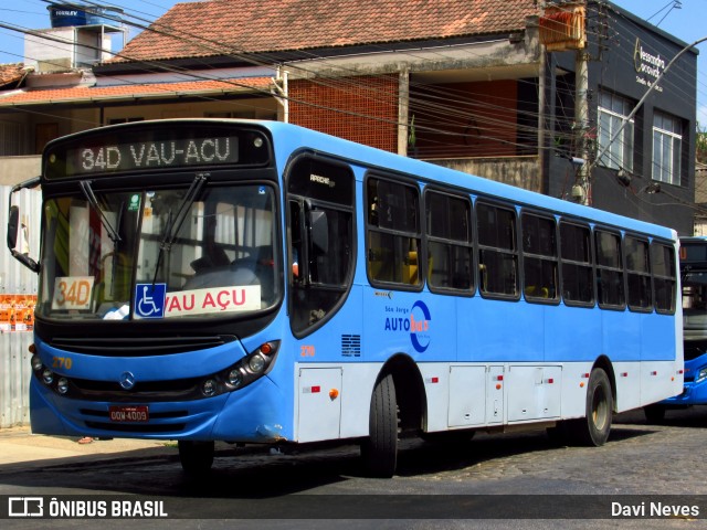 São Jorge Auto Bus 270 na cidade de Ponte Nova, Minas Gerais, Brasil, por Davi Neves. Número da foto: #12465330.